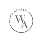 Logotyp för Wine Affair med bokstäverna W och A inuti en cirkel.